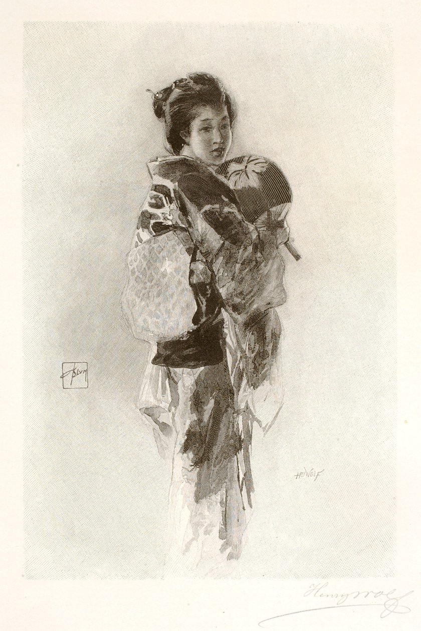 Japansk pige (The Musmee) af Henry Wolf