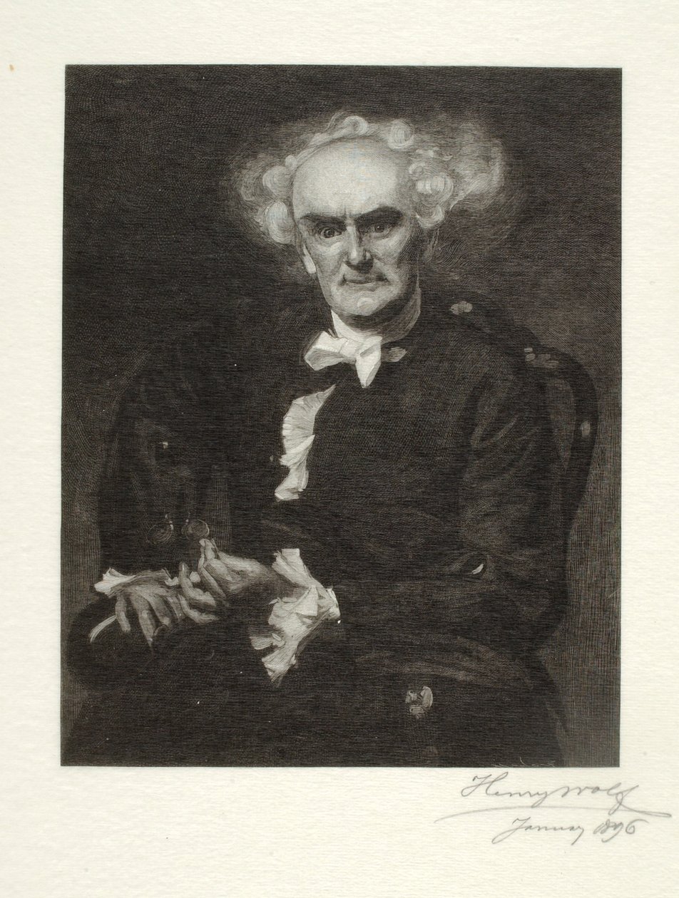 Joseph Jefferson som "Dr. Pangloss" af Henry Wolf
