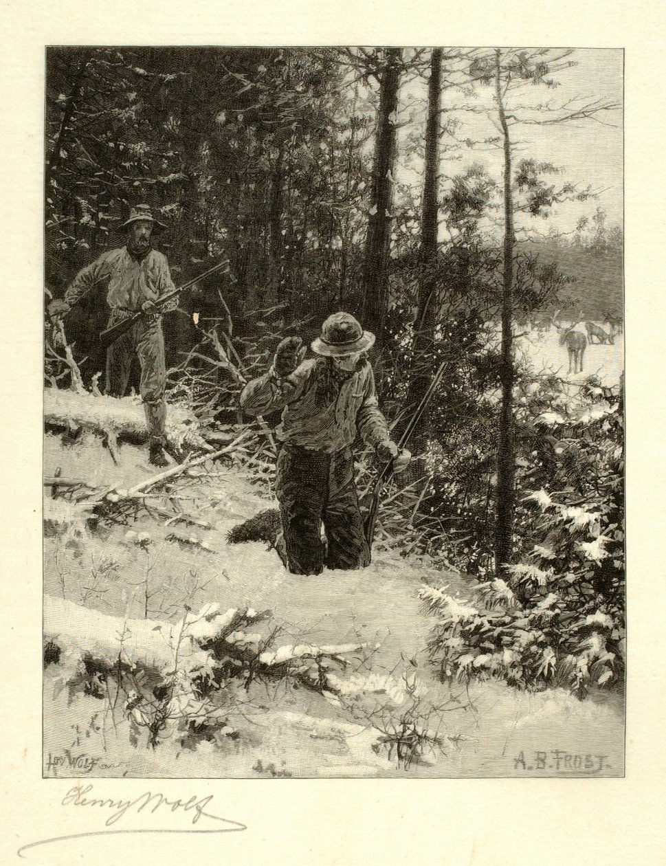 At ligge på lur af Henry Wolf