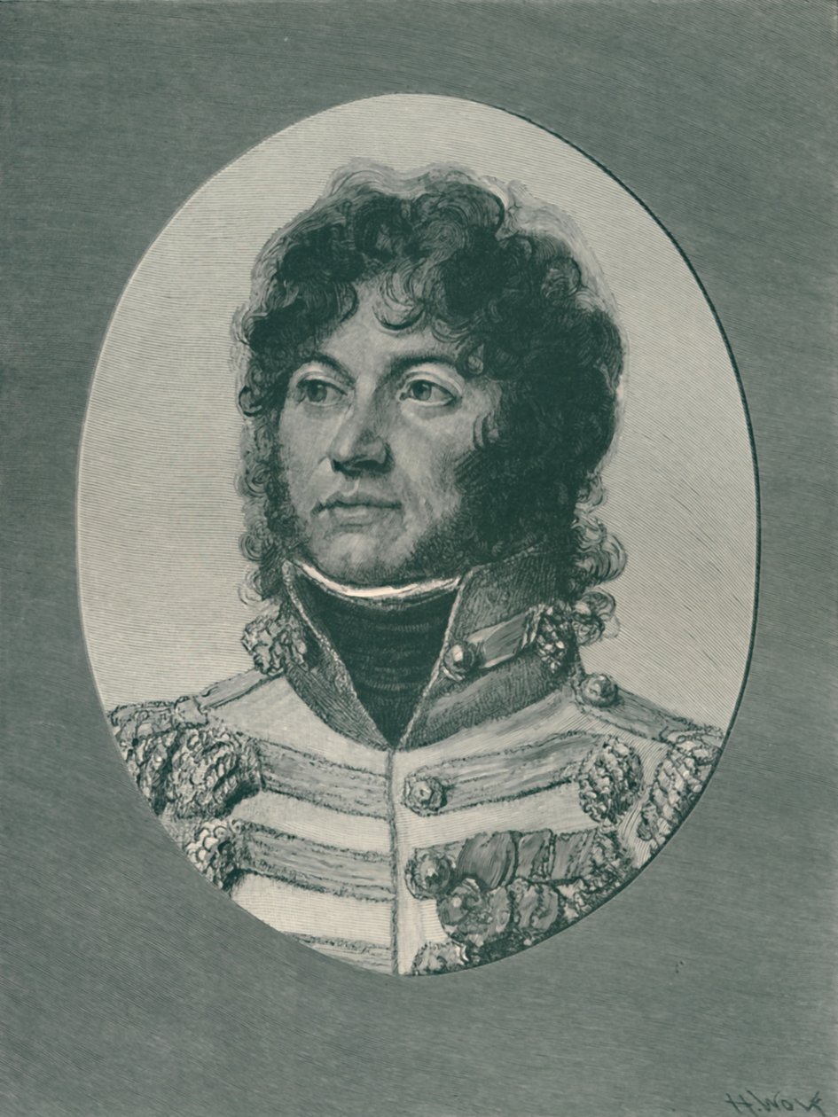 Marskal Joachim Murat - storhertug af Cleves og af Berg, konge af Napoli, c1800, 1896. af Henry Wolf