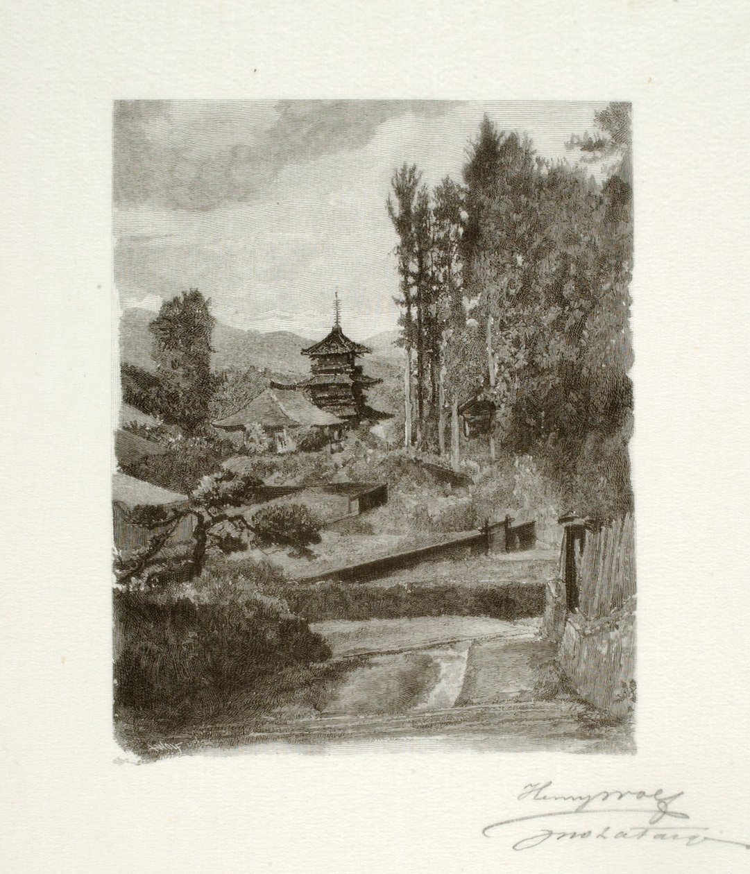 Den gamle pagode af Henry Wolf