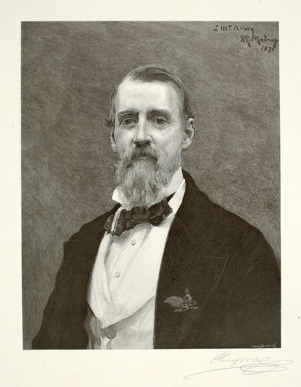 Samuel Putnam Avery af Henry Wolf