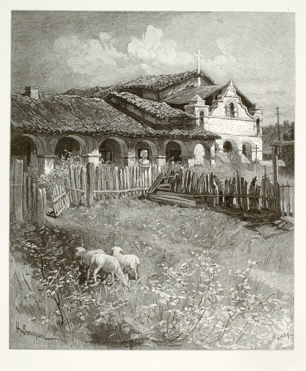 San Antonio-missionen af Henry Wolf