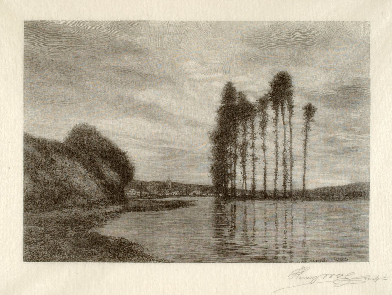 Udsigt over Seinen (Vindenes harpe) af Henry Wolf