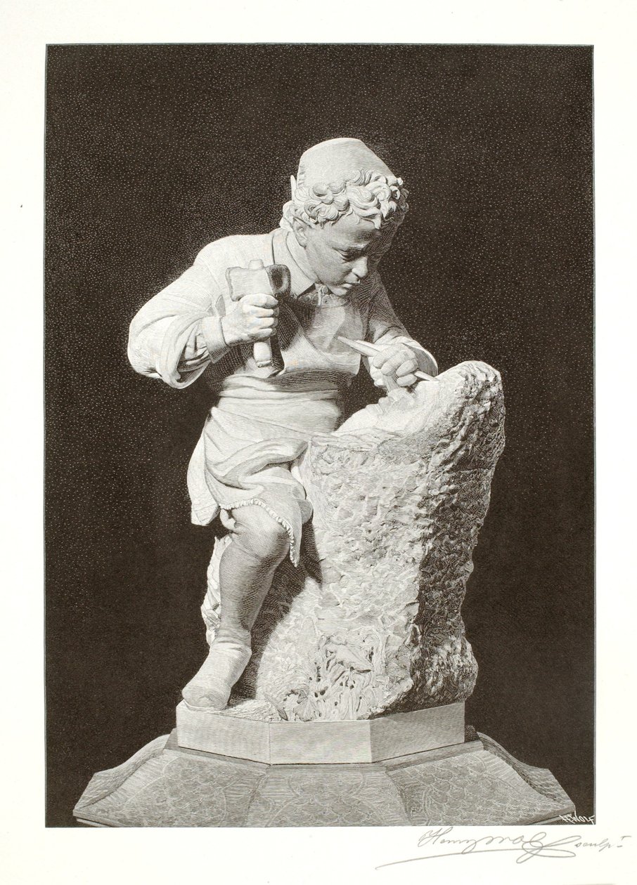 Den unge Michelangelo af Henry Wolf