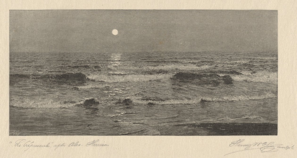 Tusmørke af Henry Wolf, after Alexander Harrison