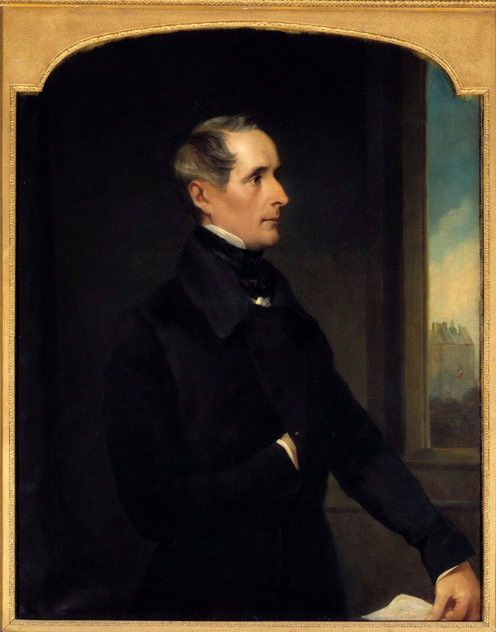 Portræt af Alphonse de Lamartine (1790-1869) digter og politiker Maleri af Henry Phillips (1820-1868) 1848 Søn. 1,17x0,9 m Paris, af Henry Wyndham Phillips