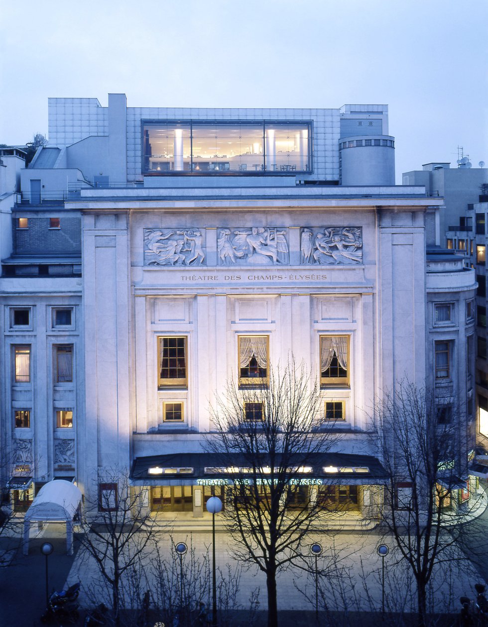 Theatre des Champs-Elysees (Champs Elysees) af Henry van de Perret Auguste (1874 1954) & Perret Gustave (1876 1952) Velde