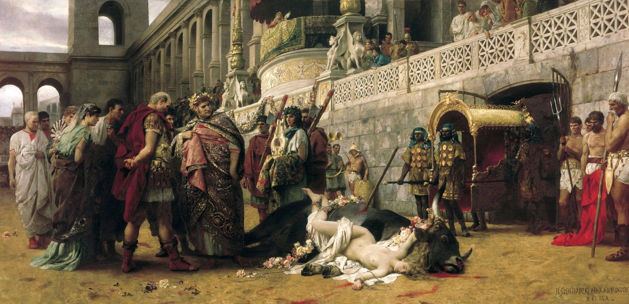 A Christian Dirce, 1897. af Henryk Siemiradzki