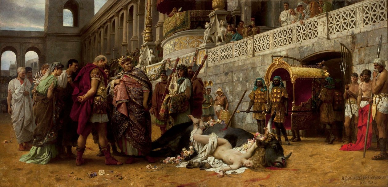 Christian Dirce af Henryk Siemiradzki