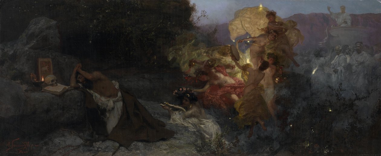 Sankt Hieronymus fristelse af Henryk Siemiradzki