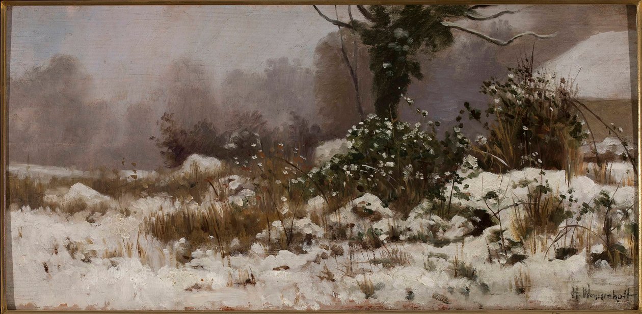 Vinterlandskab af Henryk Weyssenhoff