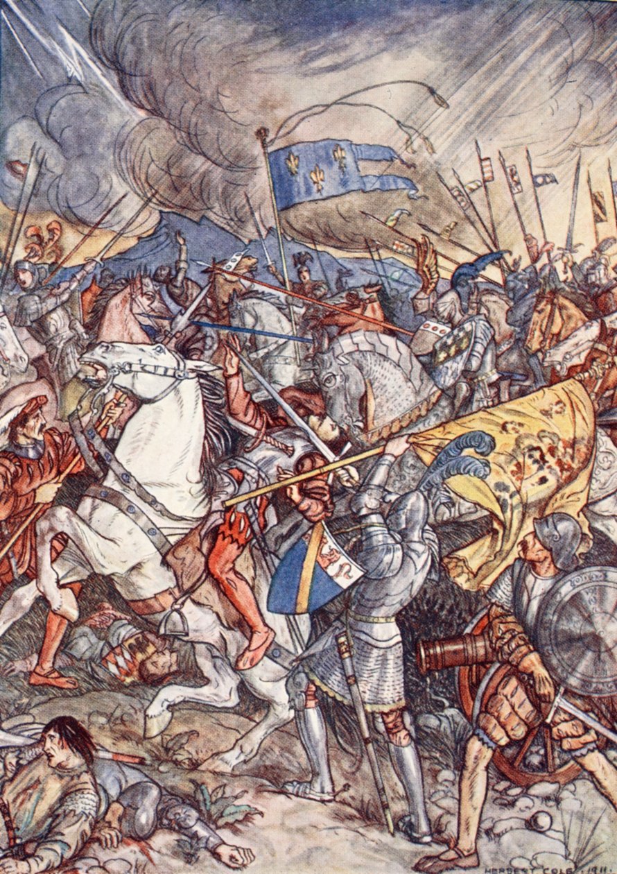 Battle of Fornovo, illustration fra 