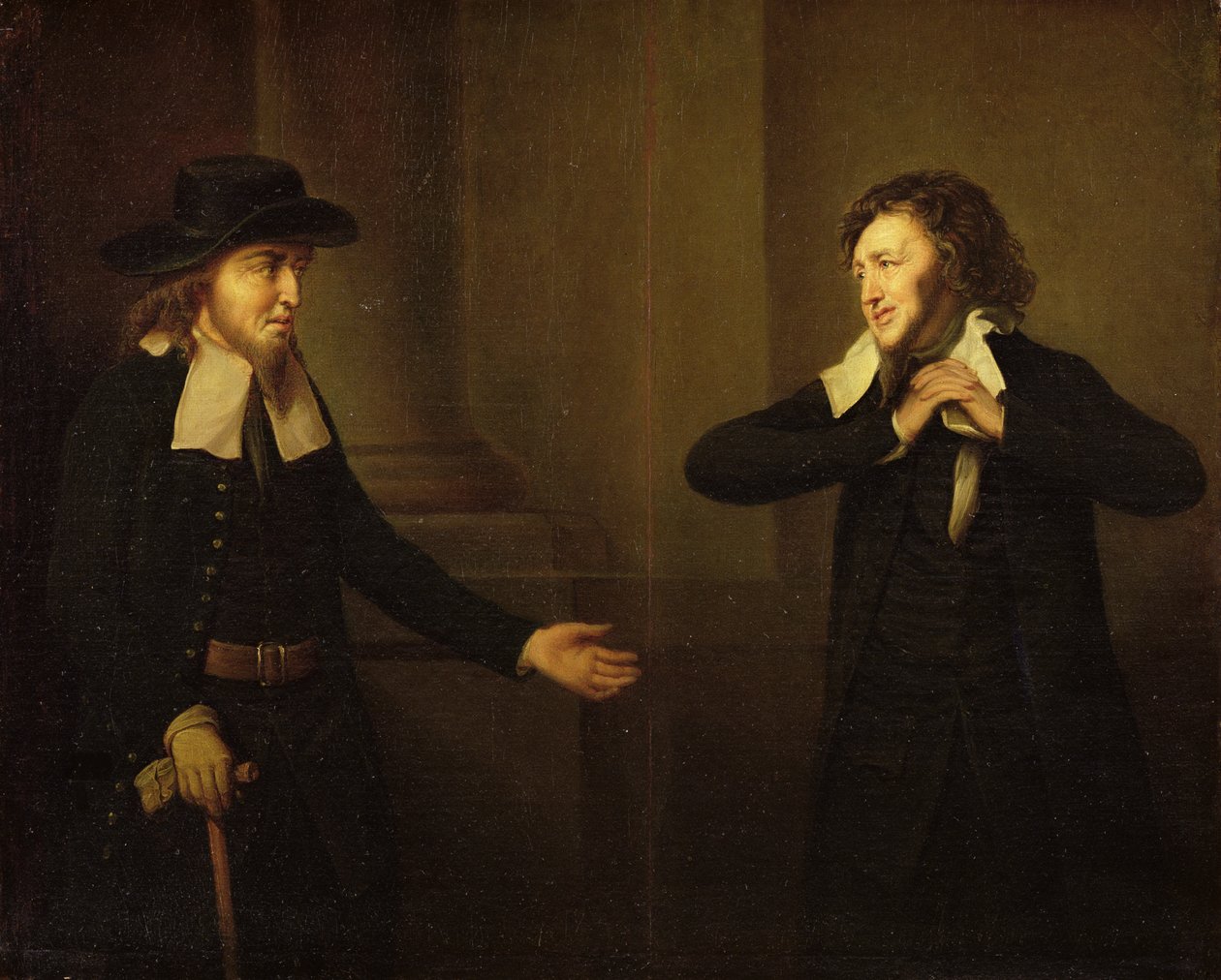 Shylock og Tubal fra akt III, Scene ii af 