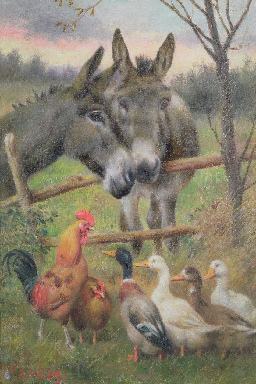 Et byråd (panel) af Herbert William Weekes