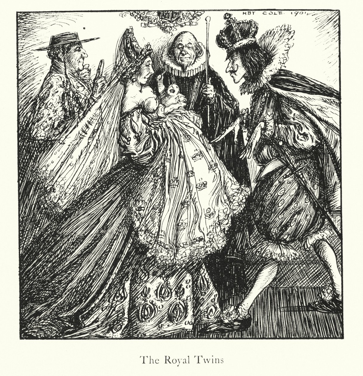 Ingoldsby Legends: Auto-Da-Fe (litografi) af Herbert Cole