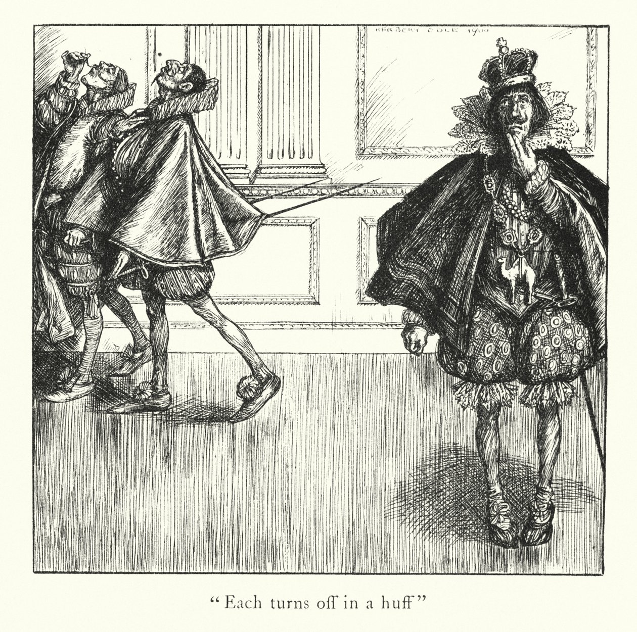 Ingoldsby Legends: Auto-Da-Fe (litografi) af Herbert Cole