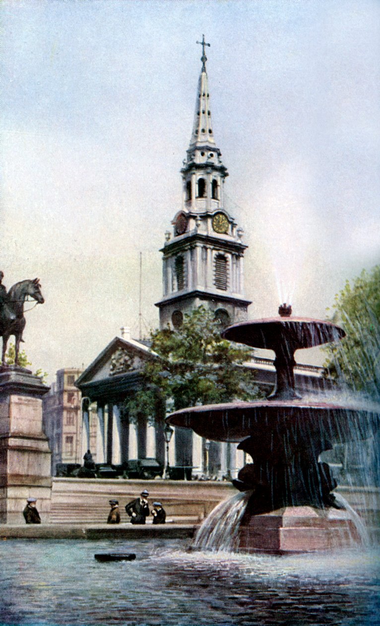 Church of St Martin-in-the-Fields, Trafalgar Square, London, c1930