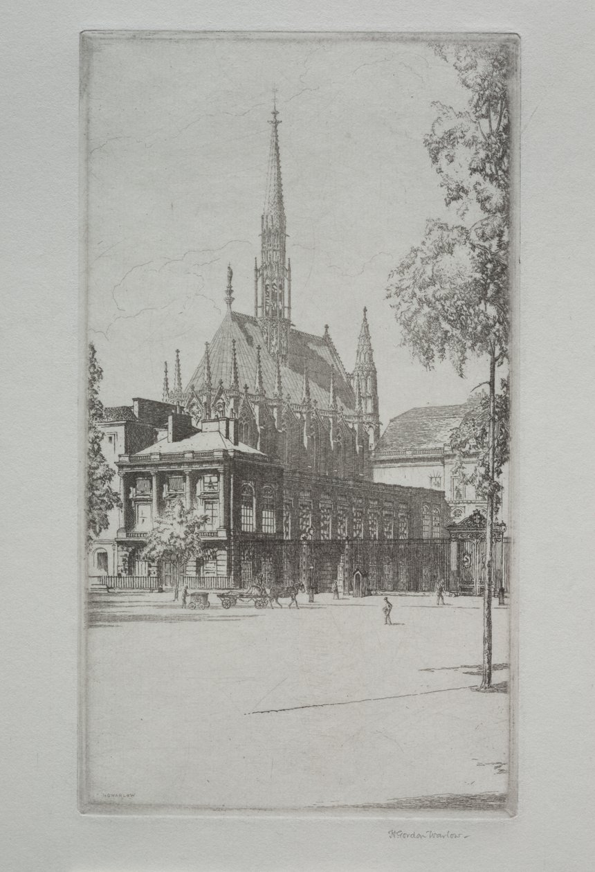 St. Chapelle, Paris af Herbert Gordon Warlow