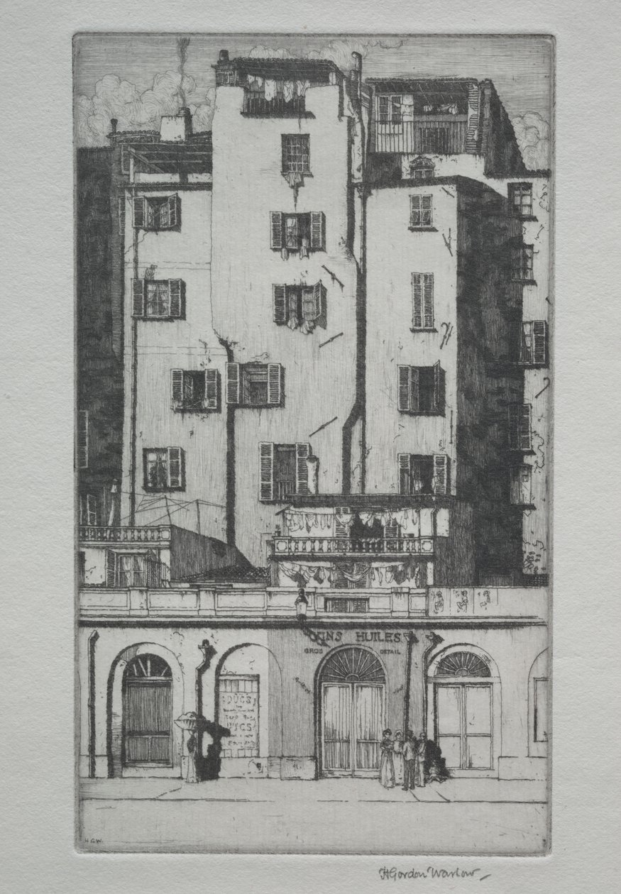 Høje huse, Menton af Herbert Gordon Warlow