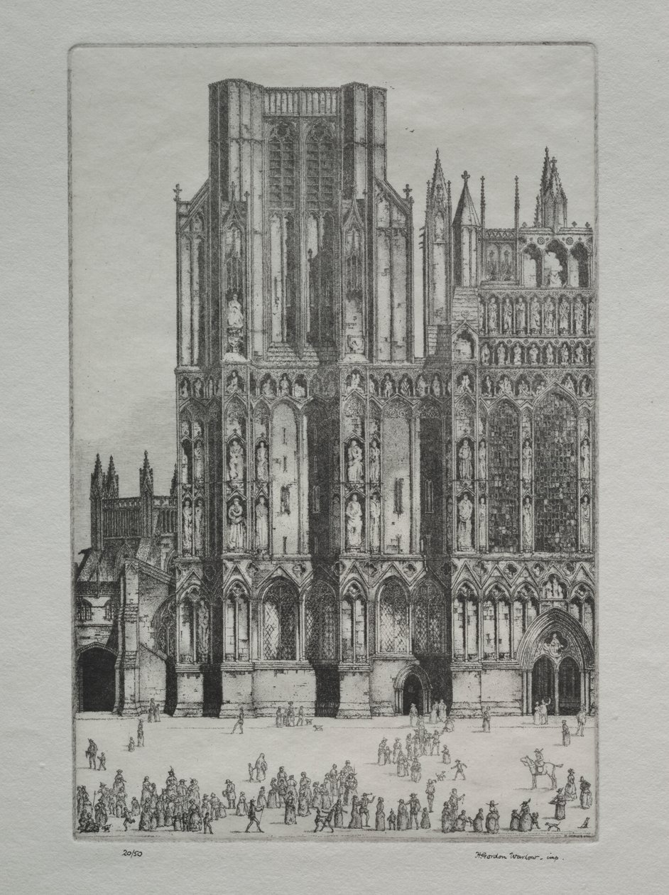 Wells katedral af Herbert Gordon Warlow