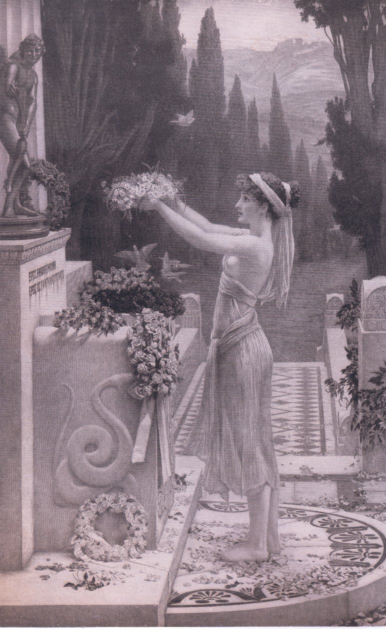 Hendes første Offer, fra Bibbys Annual, 1916-1917 af Herbert Gustave Schmalz