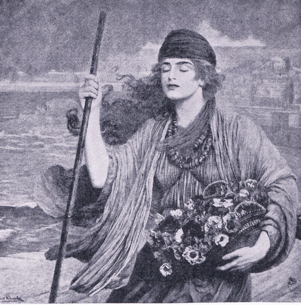 Nydia, den blinde pige fra Pompeji, illustration fra The World