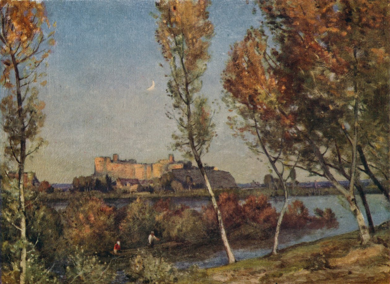 Twilight, Avignon, 1920 af Herbert Hughes Stanton