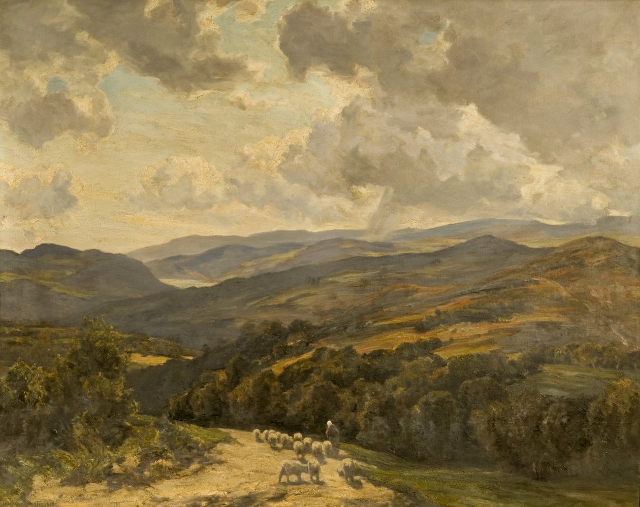 Welsh Hills nær Barmouth af Herbert Hughes Stanton
