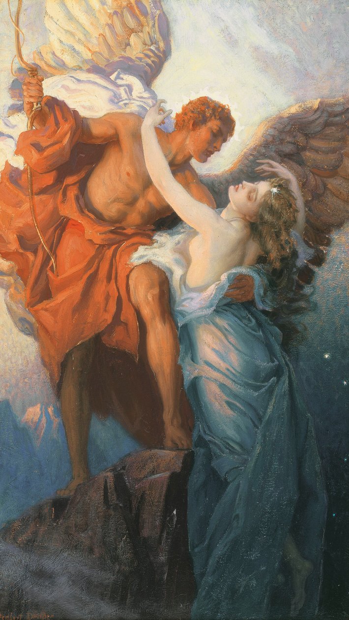 Day and the Dawnstar (olie på lærred) af Herbert James Draper
