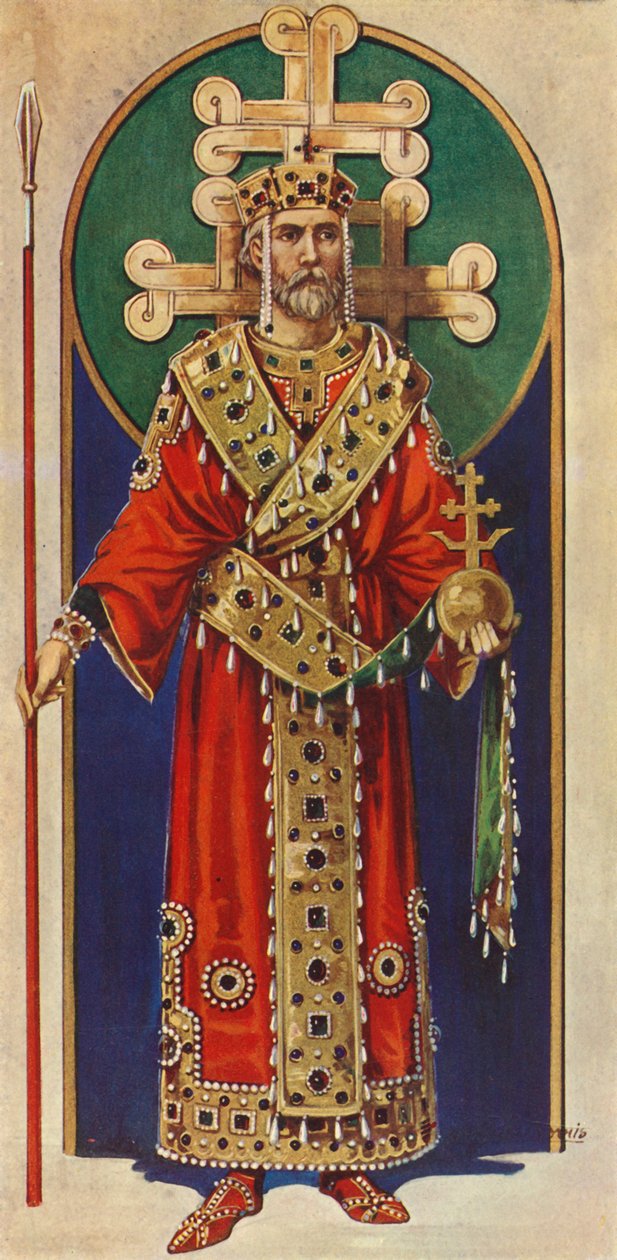 En byzantinsk kejser fra det tiende, ellevte og tolvte århundrede, e.Kr., 1924. af Herbert Norris