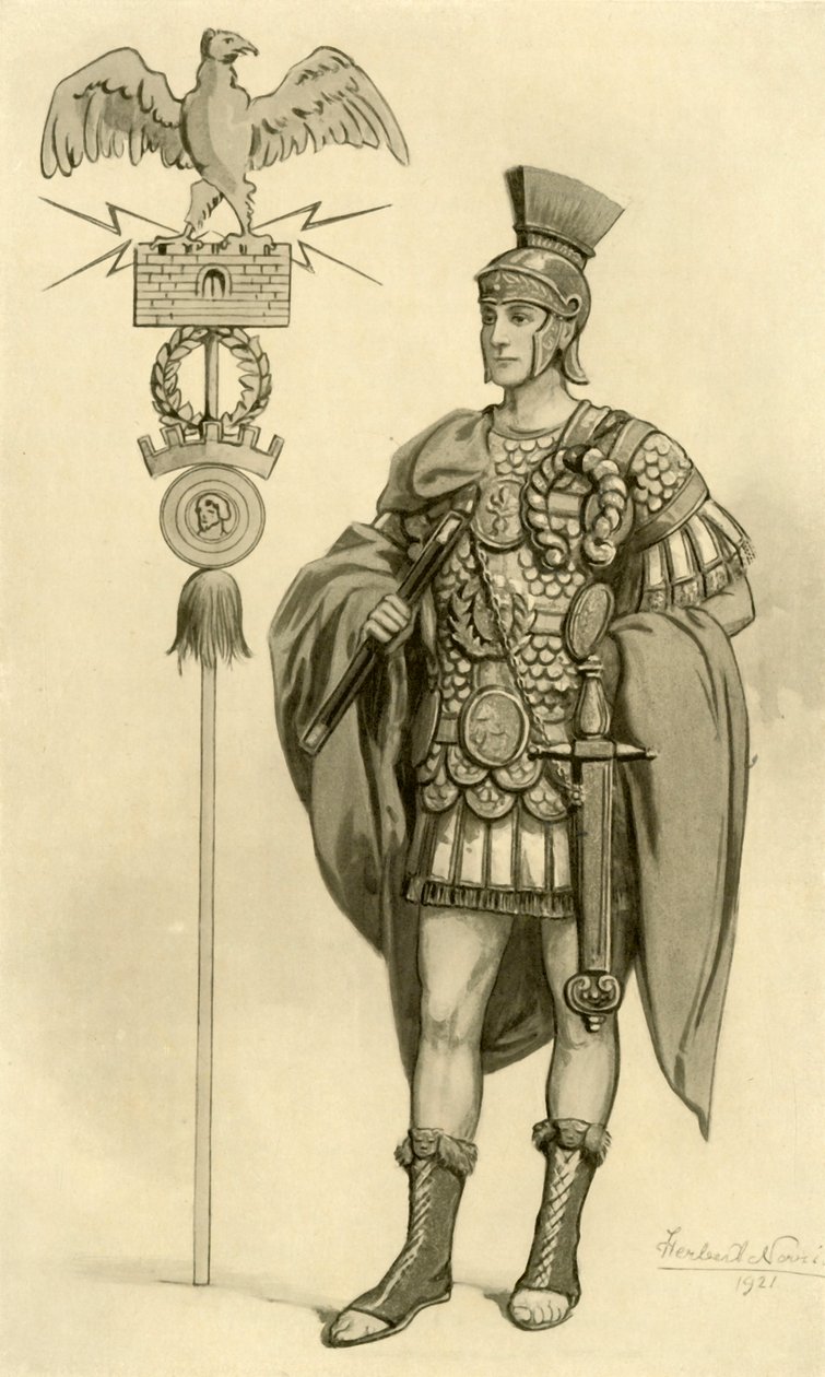 En romersk general, 1924. af Herbert Norris