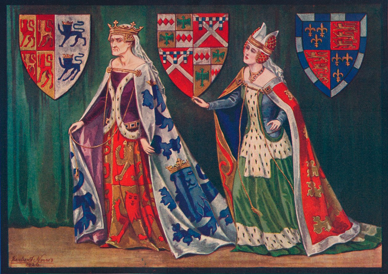 Margaret, prinsesse af Wales, 1410. Joice, Lady Tiptoft, 1460, 1926 af Herbert Norris