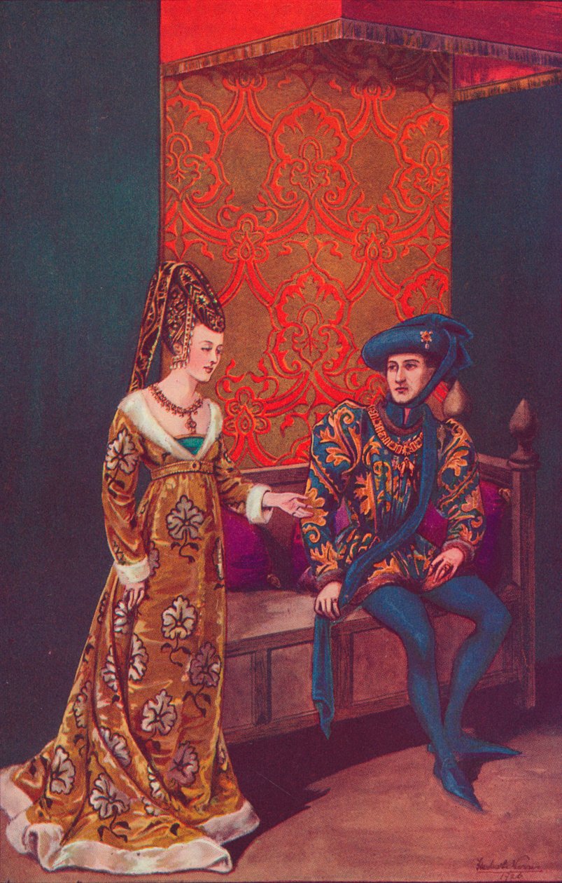 Philippe Le Bon, hertug af Bourgogne og Isabelle af Portugal, 1440-1445, 1926 af Herbert Norris