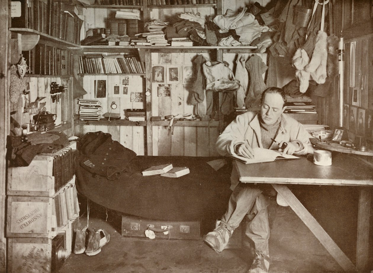 Kaptajn Scott i hans hule, c1911, 1913 af Herbert Ponting