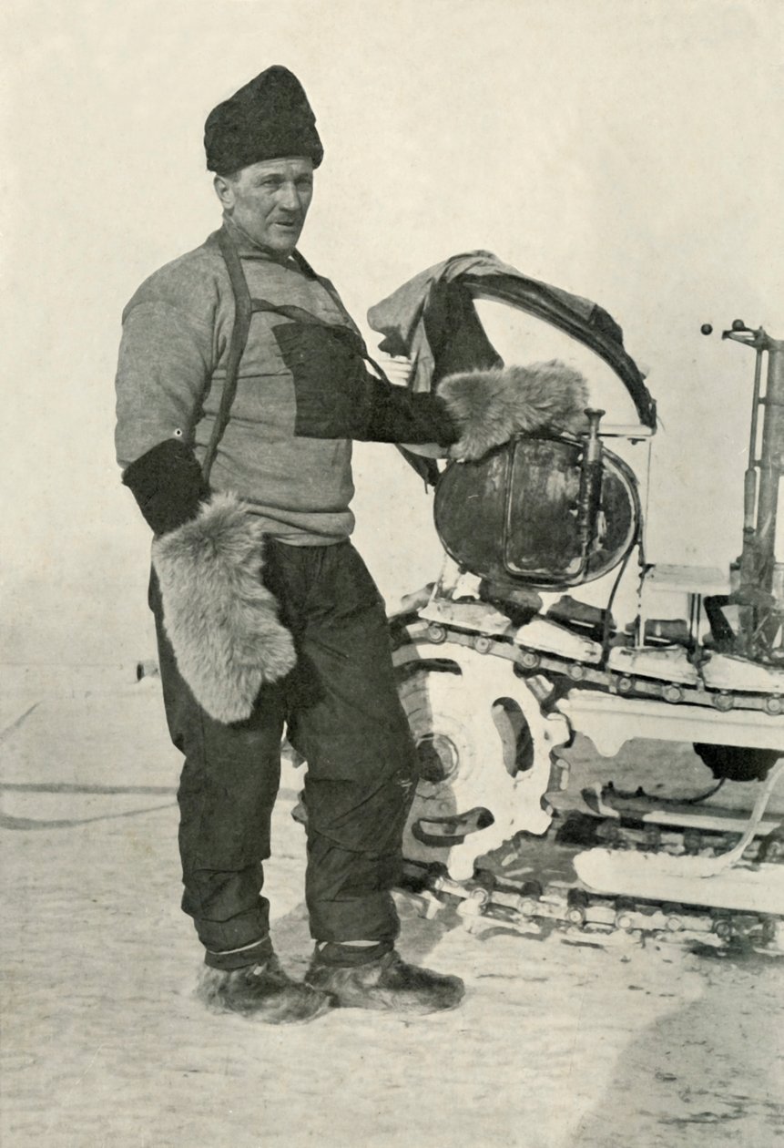 Chief Stoker Lashly, der modtog Albert-medaljen, 1911, 1913 af Herbert Ponting