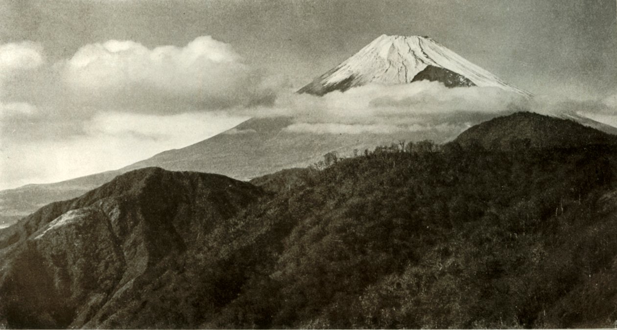 Mr. Fuji, 1910. af Herbert Ponting