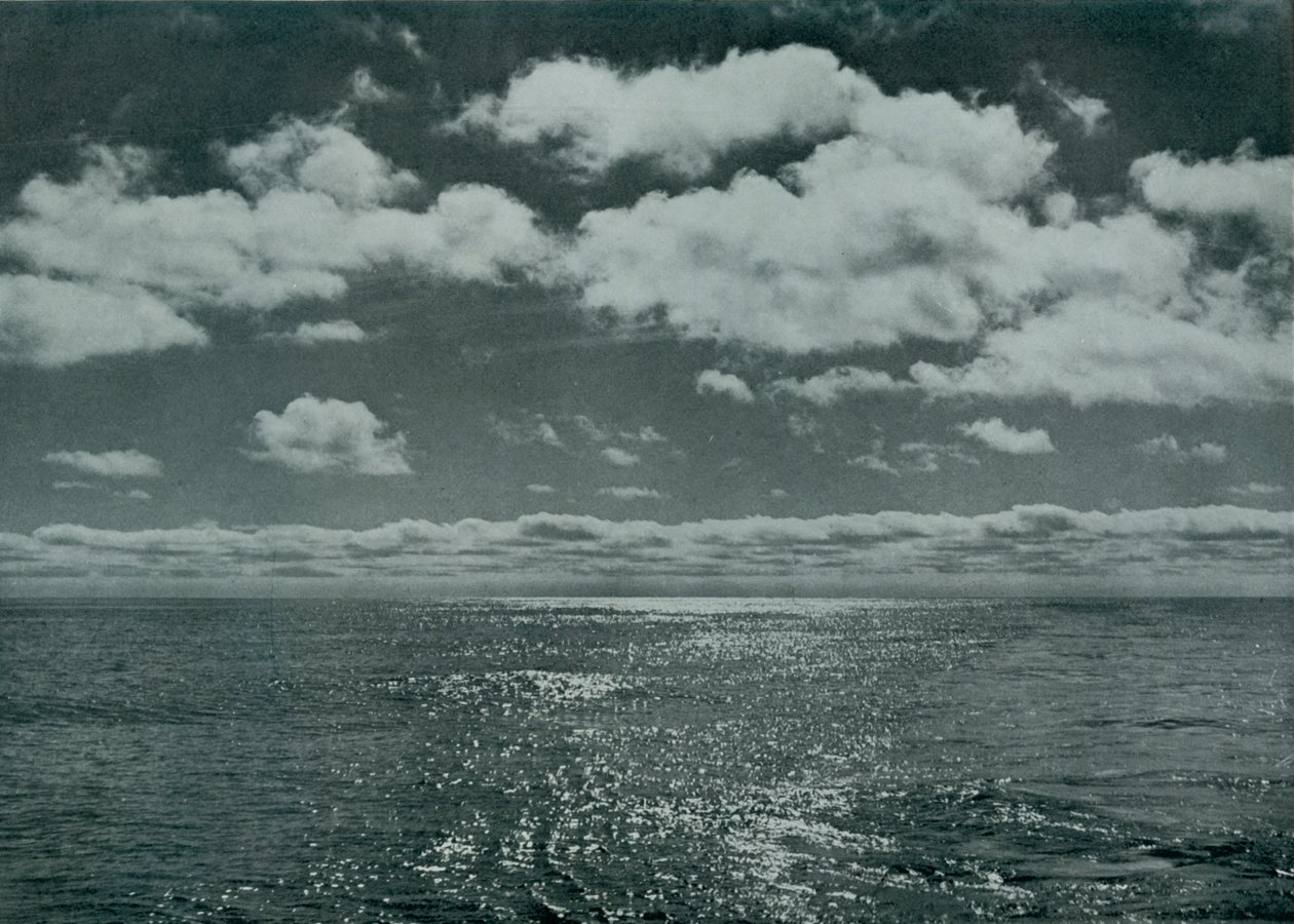 Åbent vand i Rosshavet, c19101913, 1913 af Herbert Ponting