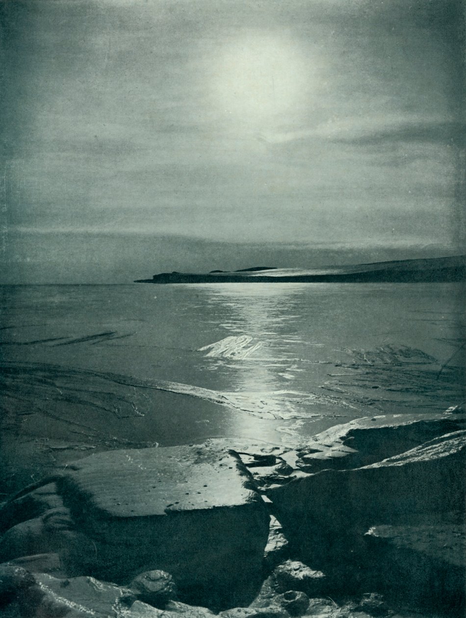The Frozing Up of the Sea, c19101913, 1913. af Herbert Ponting