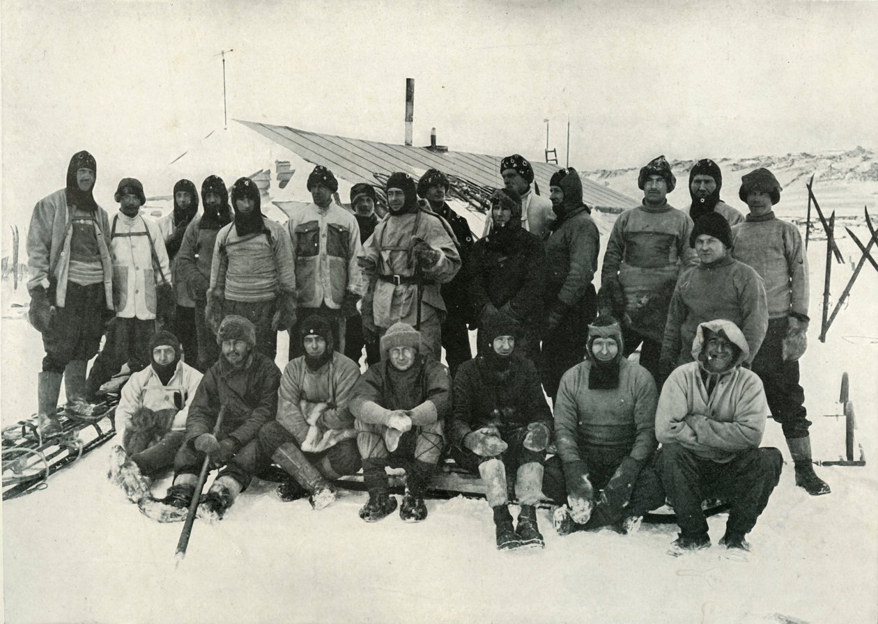 Hovedfesten på Cape Evans After The Winter, 1911, 1913 af Herbert Ponting