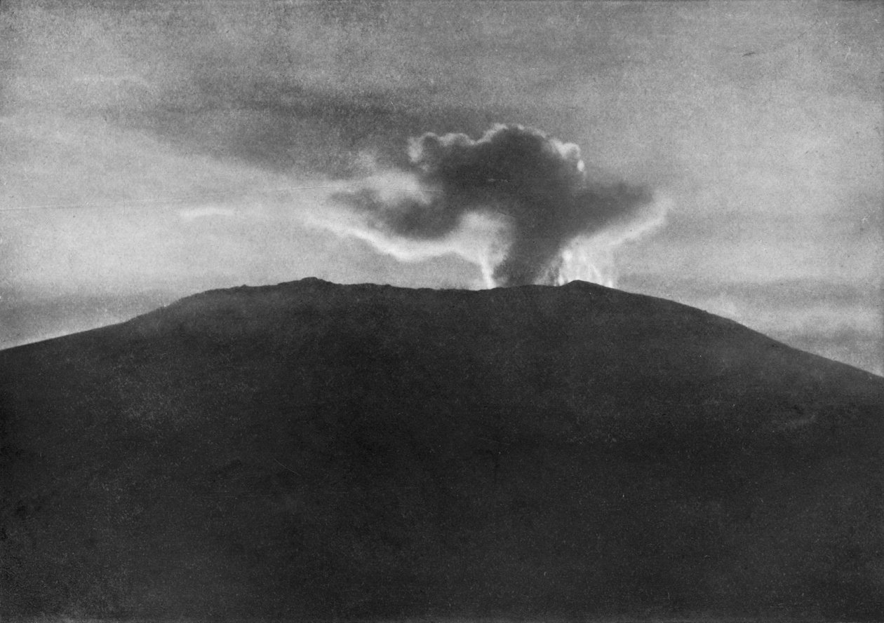 Topmødet af Mount Erebus, c1910-1912, 1913 af Herbert Ponting