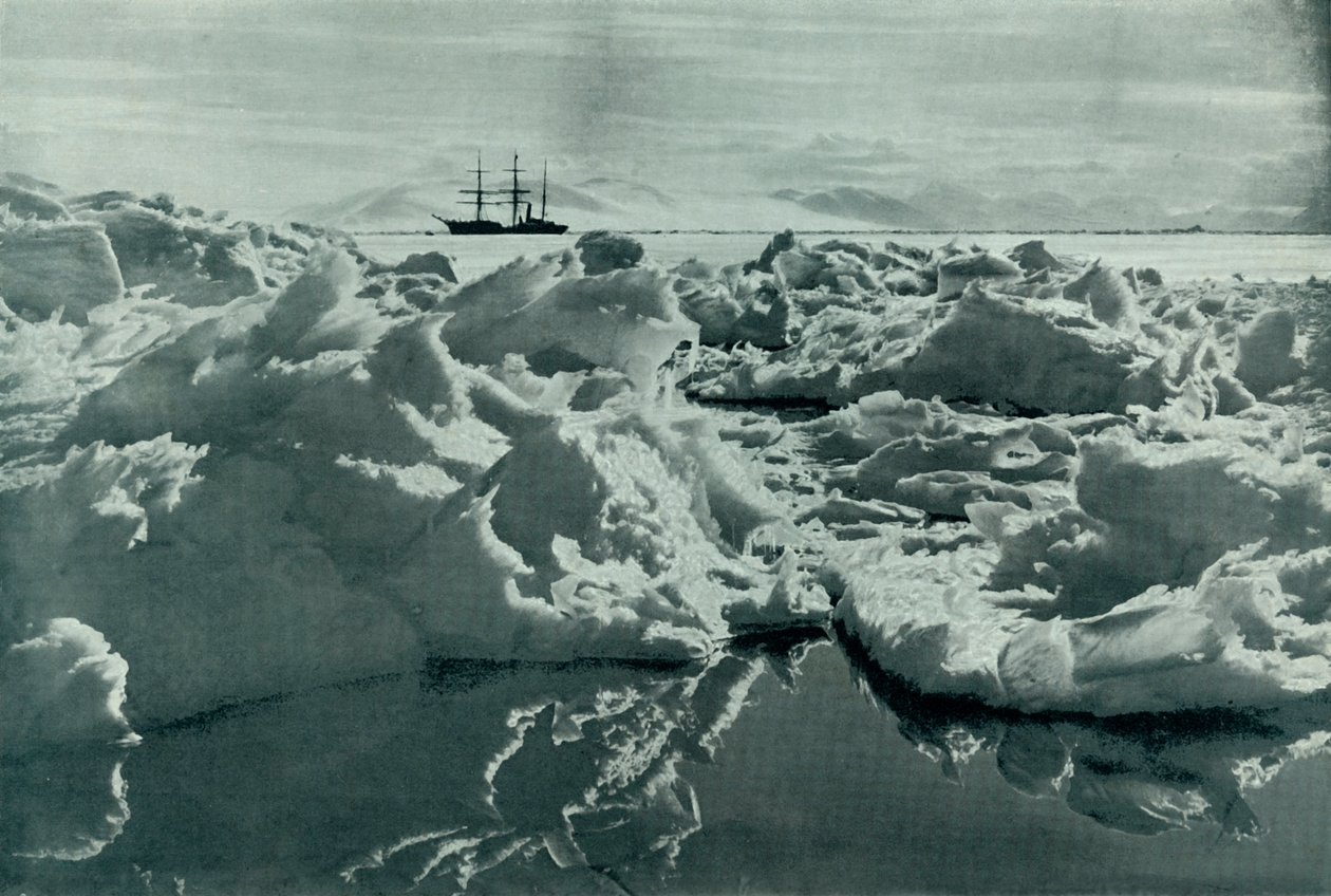 Terra Nova i McMurdo Sound, c19101913, 1913 af Herbert Ponting
