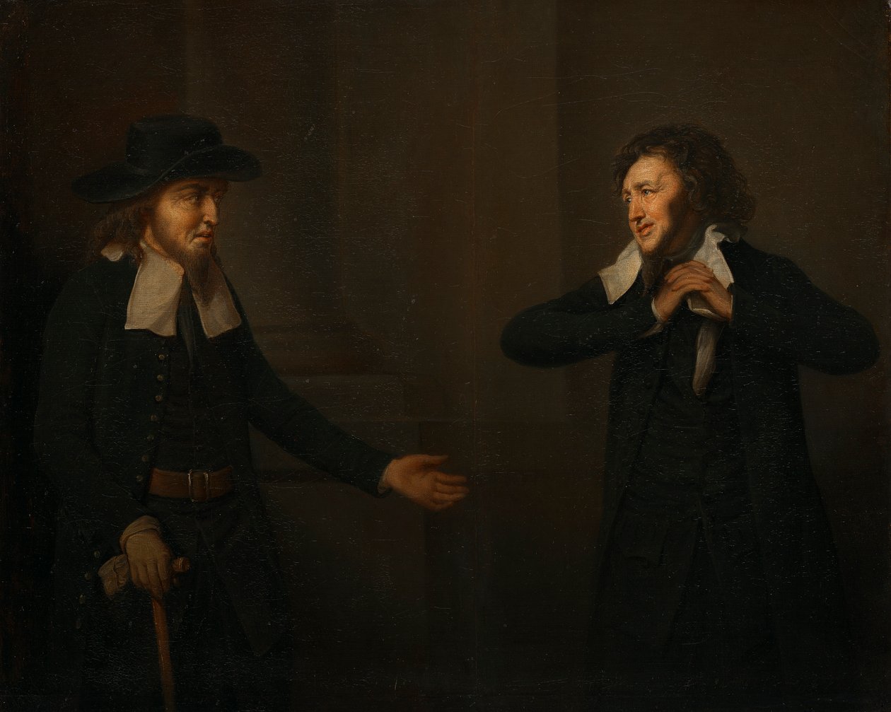 Shylock og Tubal fra "The Merchant of Venice" af Herbert Stoppelaer