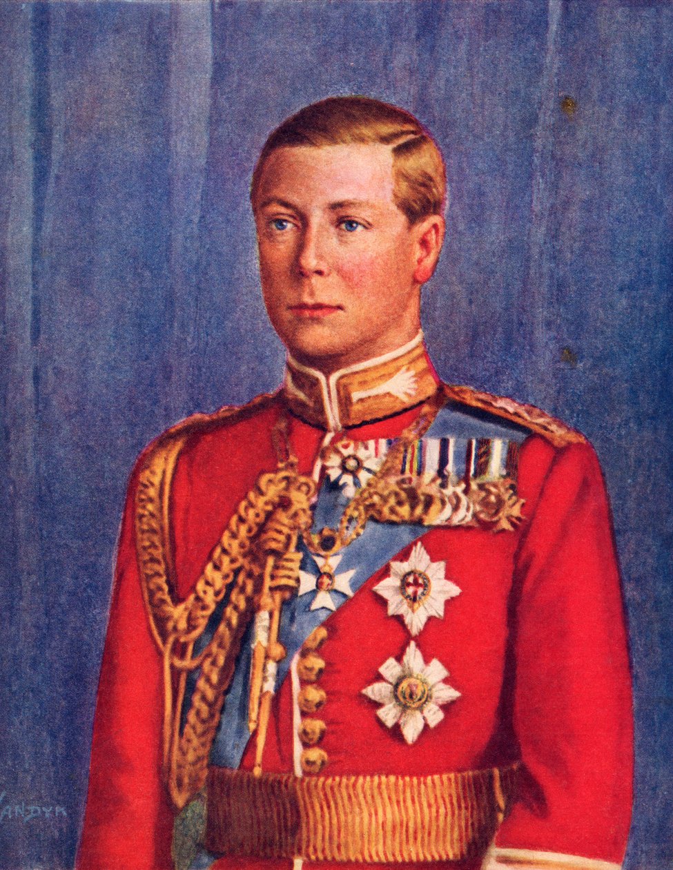 Edward VIII, illustration fra "His Majesty King Edward VIII", udgivet i 1936 af Herbert Vandyk