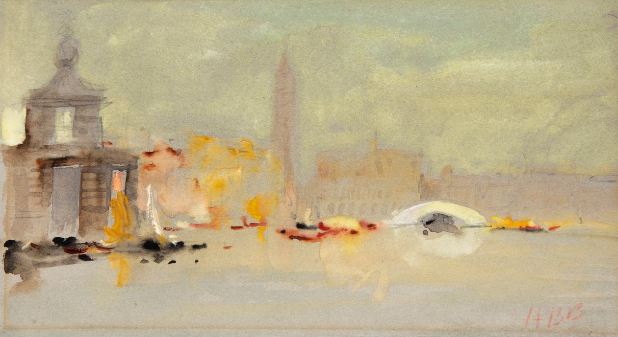 Bacino San Marco, Venedig af Hercules Brabazon Brabazon