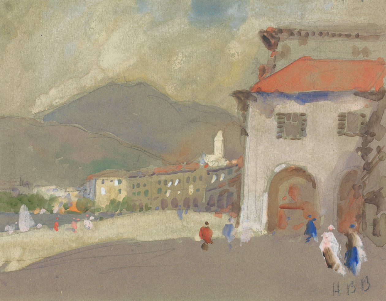 Lugano af Hercules Brabazon Brabazon