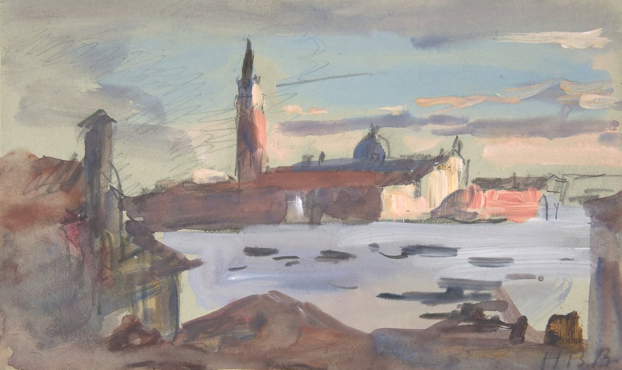 San Giorgio Maggiore, Venedig, 1840-1906. af Hercules Brabazon Brabazon