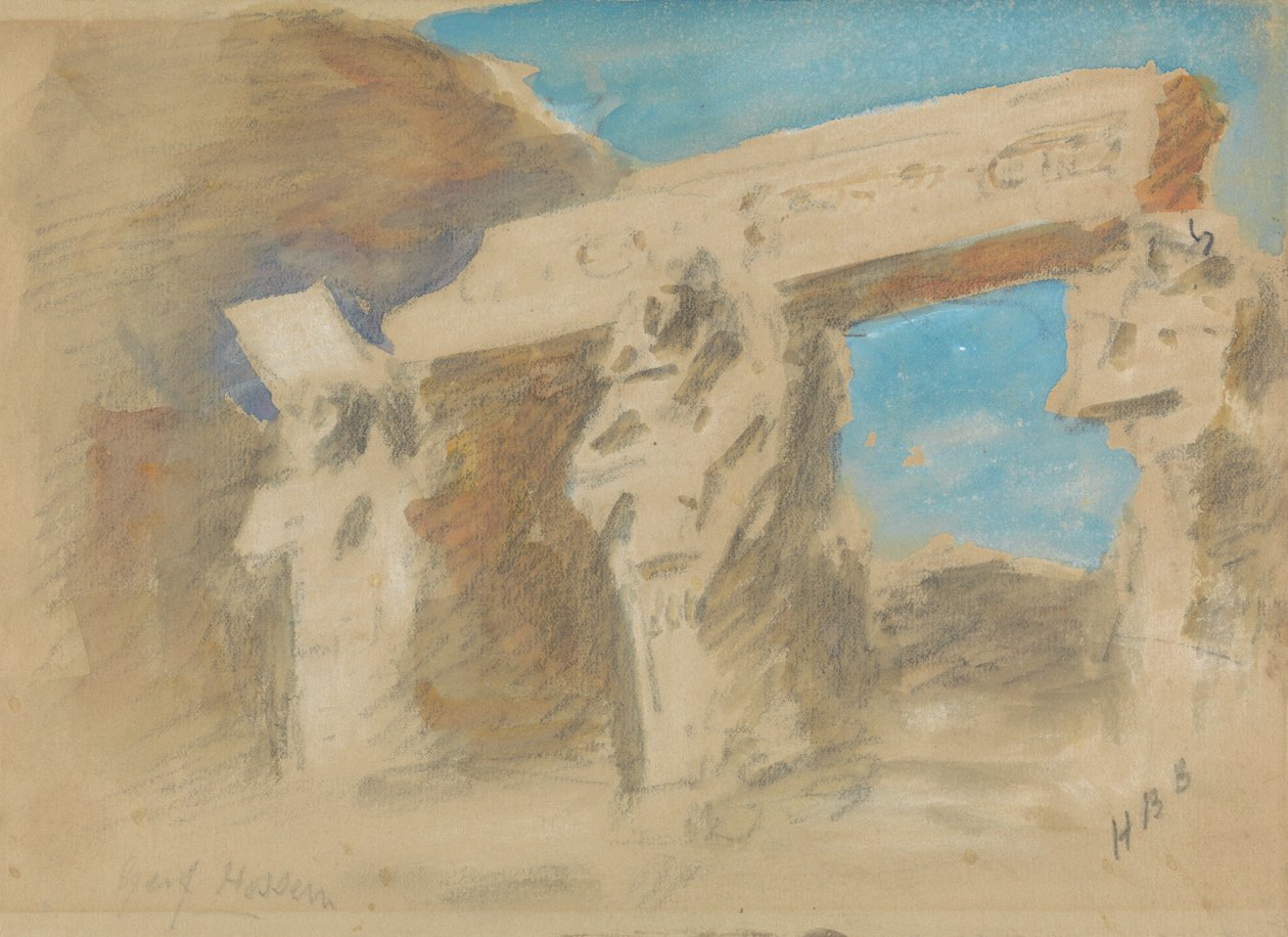 Tempel von Gerf Hussein af Hercules Brabazon Brabazon