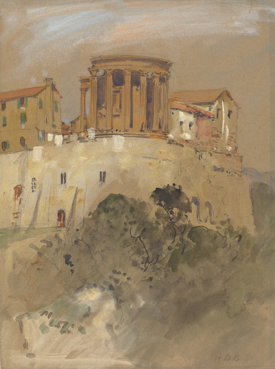Vesta-templet i Tivoli. af Hercules Brabazon Brabazon