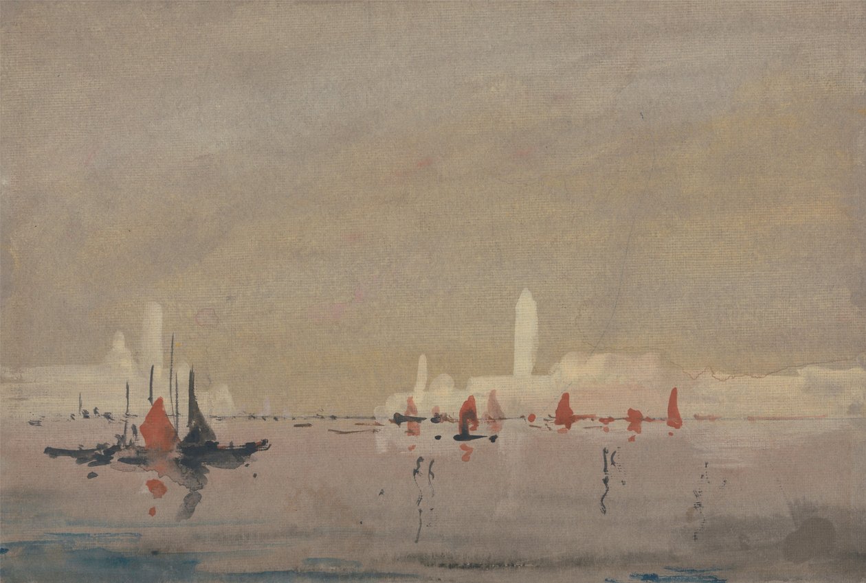 Venedig set fra lagunen af Hercules Brabazon Brabazon